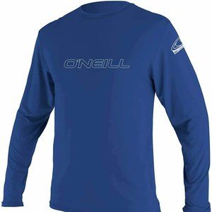 O'Neill Men's Long Sleeve Sun Shirt Blue - Medium